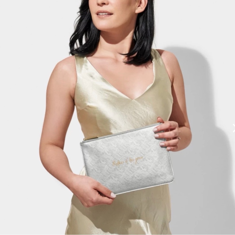 Katie Loxton Elegant Silver Clutch